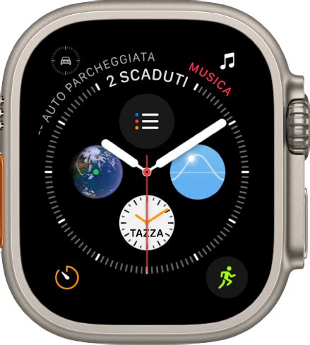 Quadranti di Apple Watch Ultra e loro funzionalità.